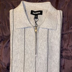 Men’s zip up short sleeve sweatshirt